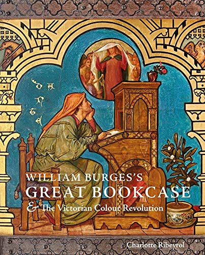 Book cover depicting a Victorian-era scene with a bookcase and figure.