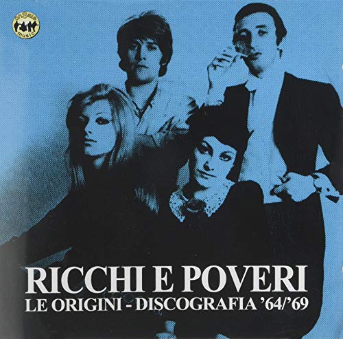 CD cover featuring four young people and text “Ricchi e Poveri”.
