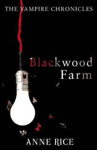 Book cover with a glowing lightbulb, red cord, and moths against a black background.