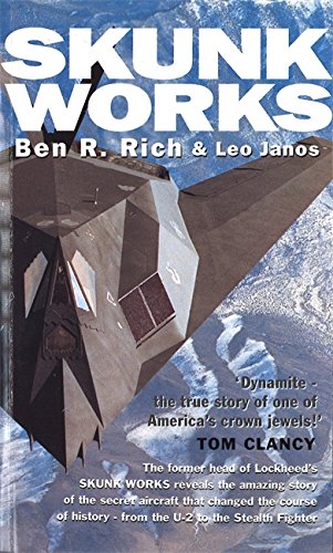 Book cover featuring a dark, angular stealth aircraft against a sky background.