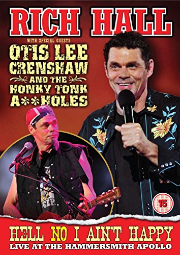 DVD cover featuring comedian Rich Hall with Otis Lee Crenshaw and band.