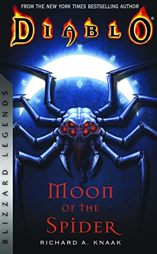 Book cover featuring a monstrous spider with glowing red eyes.