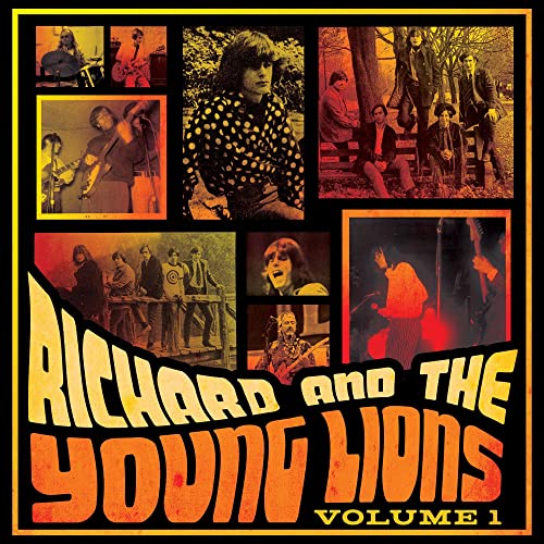 Collage of vintage band photos with the text Richard and the Young Lions Volume 1.