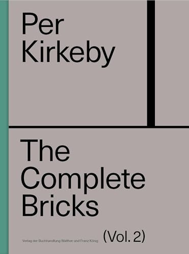 Book cover for “Per Kirkeby: The Complete Bricks Vol. 2” with text.
