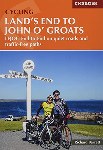Book cover featuring cyclists with a signpost for Land’s End to John o’ Groats.