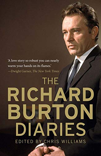 Book cover featuring actor Richard Burton, titled "The Richard Burton Diaries".