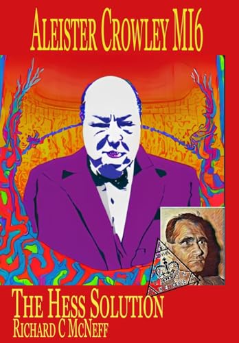 Book cover featuring Aleister Crowley’s portrait and a smaller image of Rudolf Hess.