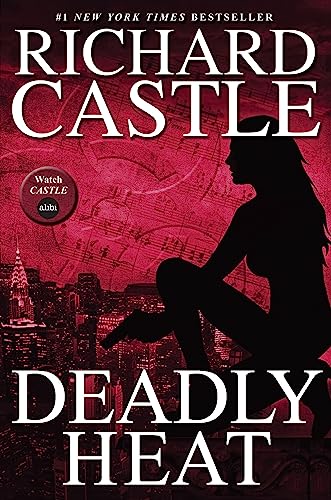 Book cover featuring a woman's silhouette against a red New York City skyline.
