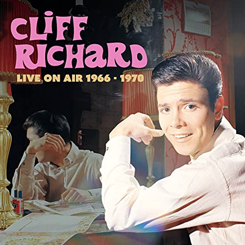 CD cover featuring Cliff Richard in a white shirt with pink stylized text.