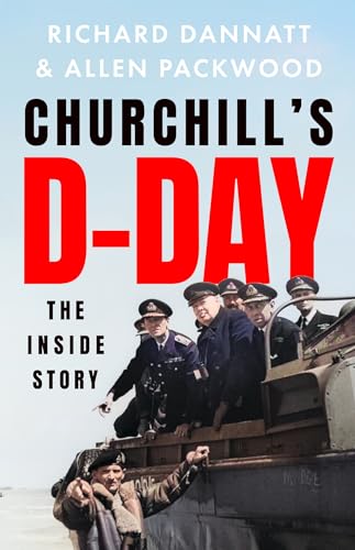 Book cover: "Churchill's D-Day" with a historical photograph of military personnel.