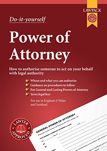 Book cover: "Power of Attorney Kit," 9th Edition, with legal form image.