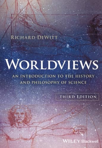 Book cover: “Worldviews,” third edition, history and philosophy of science.