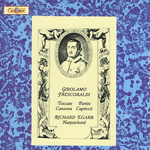 CD cover featuring a portrait of Girolamo Frescobaldi and text details.