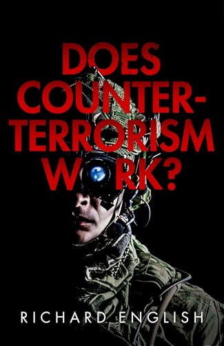 Book cover: "Does Counter-Terrorism Work?" featuring a soldier in tactical gear.