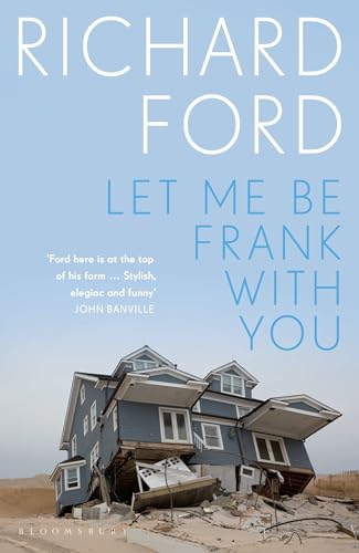 Book cover: “Let Me Be Frank With You” by Richard Ford, with coastal damage.