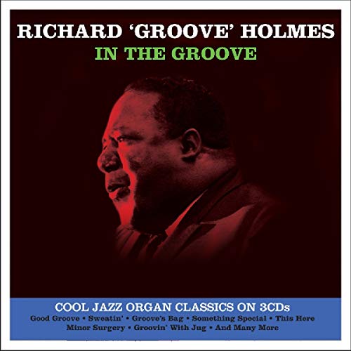 Richard ‘Groove’ Holmes album cover, portrait in red lighting.