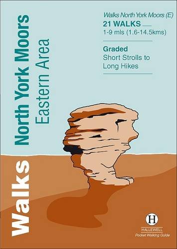 Map guidebook with walks, covering Eastern North York Moors area, in a pocket format.
