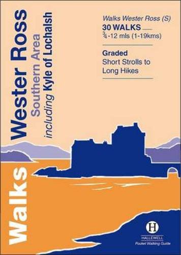 Map guidebook cover with walking routes in Scottish countryside, Kyle of Lochalsh area.