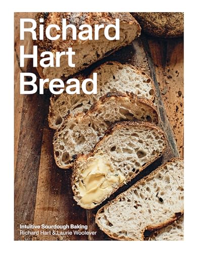 Book cover featuring sliced sourdough bread with melting butter.