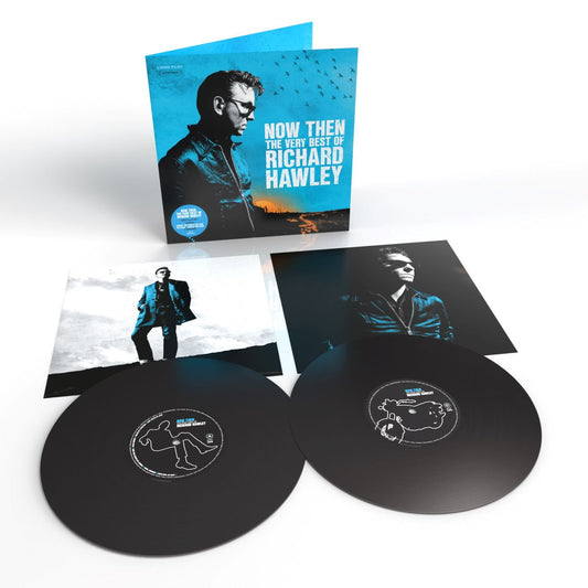 Richard Hawley vinyl record set including gatefold sleeve, art inserts, and two black discs.