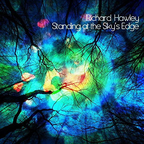 Richard Hawley album cover, swirling blue and green abstract tree branches.