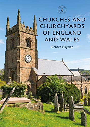 Book cover featuring a stone church tower and graveyard scene.