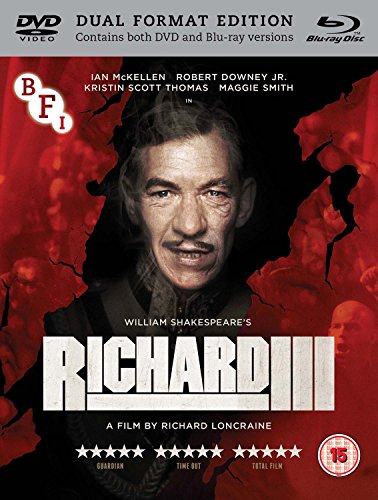Richard III Blu-ray cover featuring Ian McKellen as the titular character.