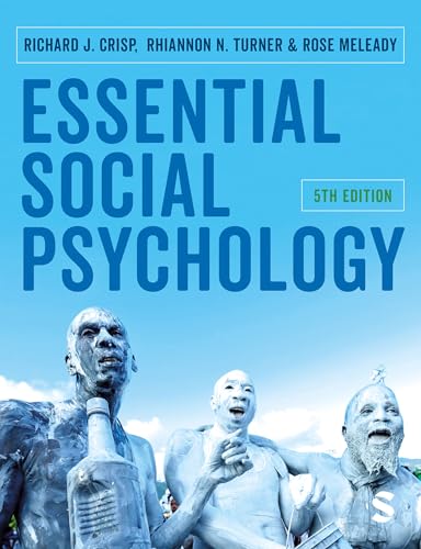 Book cover for Essential Social Psychology featuring three people painted in white clay.