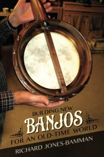 Book cover featuring a partially built wooden banjo with the title visible.