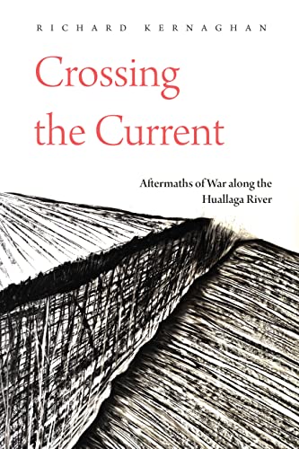 Book cover with title “Crossing the Current” and abstract riverbank illustration.