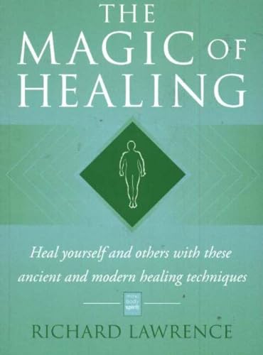 Book cover: "The Magic of Healing" with a green human silhouette.