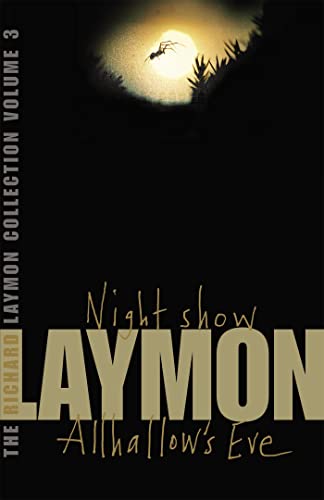 Book cover: black background, spiderweb, bright moon, and author’s name.
