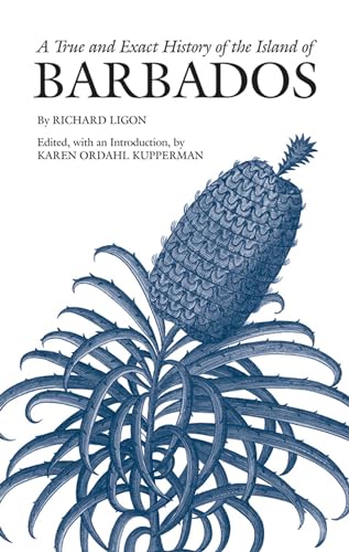 Book cover: “A True and Exact History of the Island of Barbados” with pineapple.