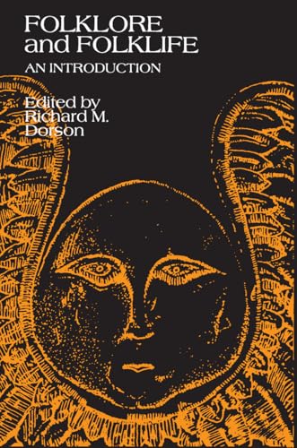 Book cover: "Folklore and Folklife," featuring a stylized face in orange.