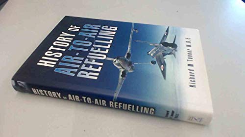 Book cover depicting two military aircraft performing mid-air refuelling against a blue sky.