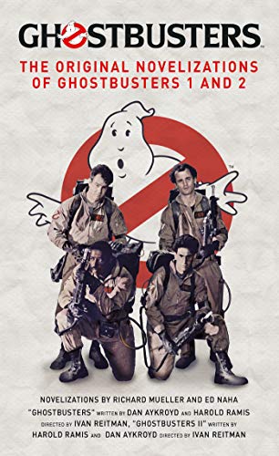 Ghostbusters omnibus book cover featuring proton packs and the Ghost logo.