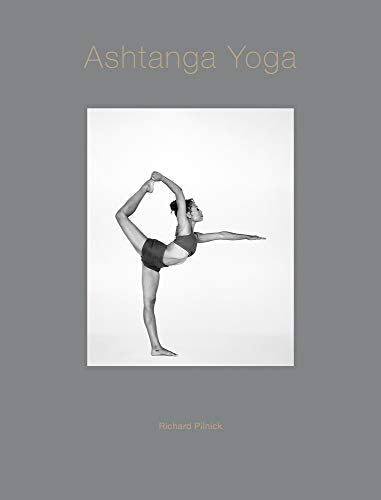 Book cover featuring a woman in a challenging yoga pose, black and white.