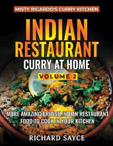 Cookbook cover featuring a bowl of curry with the title “Indian Restaurant Curry at Home.”