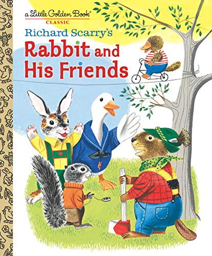 Cover of "Richard Scarry's Rabbit and His Friends" Little Golden Book.