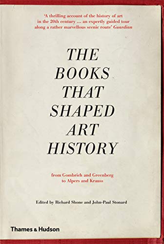 Red book cover with white text: "The Books That Shaped Art History".
