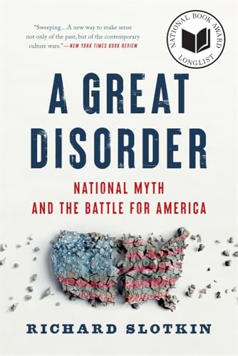 Book cover: “A Great Disorder” with a fractured map of the USA.