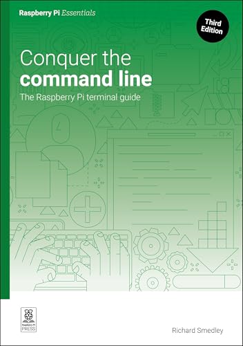 Green book cover with text, keyboard illustration, and geometric shapes.