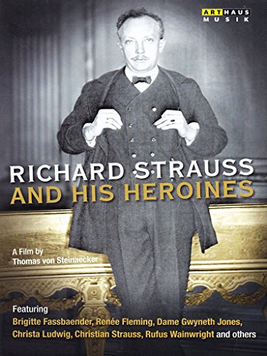 DVD cover featuring a black-and-white image of Richard Strauss in a suit.