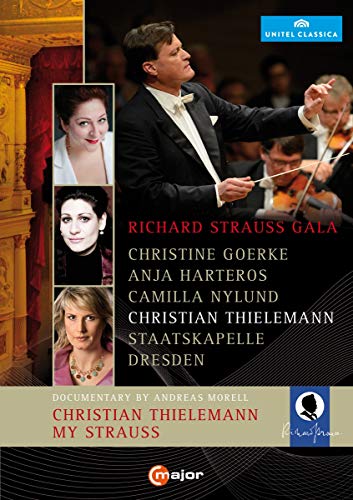 DVD cover for "Richard Strauss Gala" featuring musicians and a conductor.