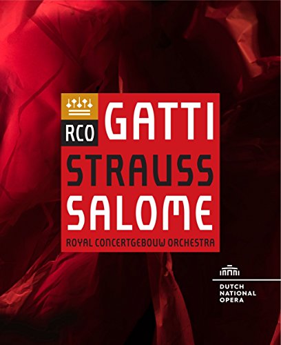 "Blurry red image with text overlay, featuring 'GATTI STRAUSS SALOME' on a red background."