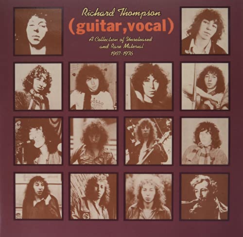 Richard Thompson album cover: a grid of nine sepia-toned photos of the artist.