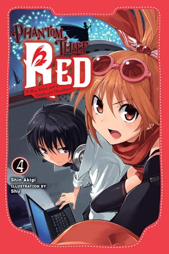 Manga cover: two anime characters, a girl with red hair and a boy.