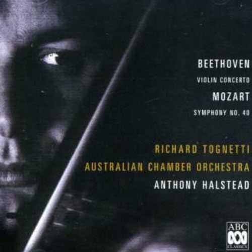 CD cover featuring a portrait of Beethoven and text listing composers and performers.