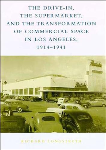 Book cover with a vintage photo of a 1930s supermarket and cars.