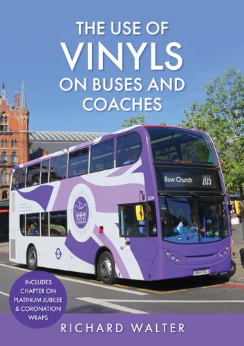 Book cover featuring a purple and white London double-decker bus.